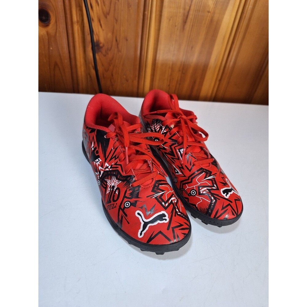 PUMA Ultra Play X Christian Pulisic Turf Soccer Youth Boys 2.5 Red Sneakers